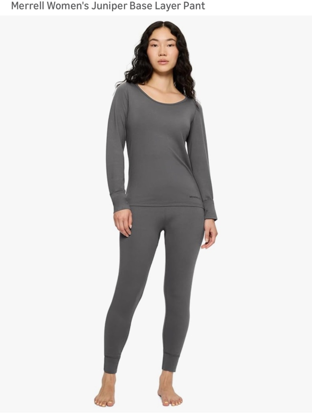 Merrell Women's Juniper Base Layer Set - Gray